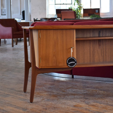Vintage Teak Desk by Svend Åge Madsen for HP Hansen