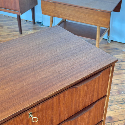 Teak Lowboy Dresser