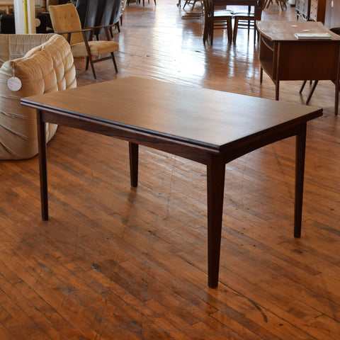 Restored Rosewood Draw Leaf Dining Table