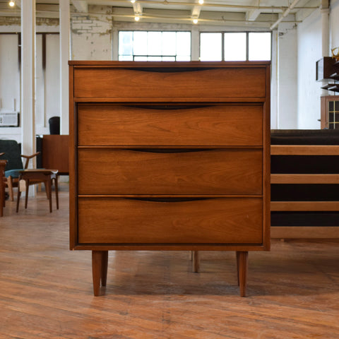 Walnut Tallboy Dresser