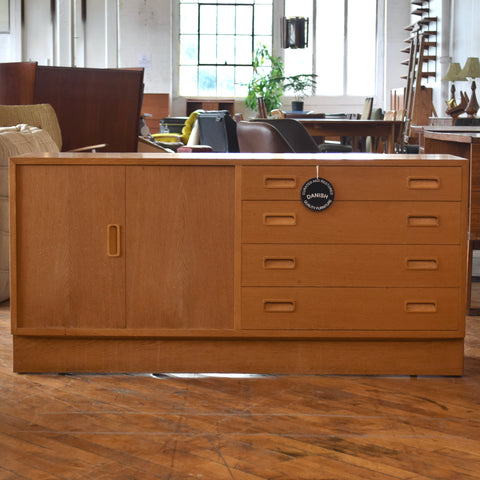 Oak Sideboard by Carlo Jensen for Poul Hundevad