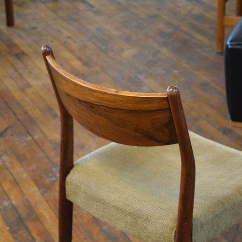 Set of 4 Rosewood Model ‘D’ Dining Chairs by Fristho