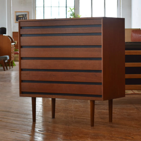 Minimalist Teak Tallboy