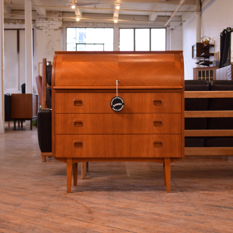 Egon Østergaard Teak Roll Top Desk