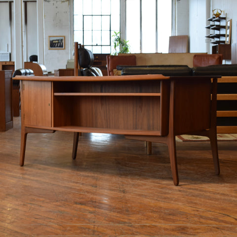Vintage Teak Desk by Svend Åge Madsen for HP Hansen