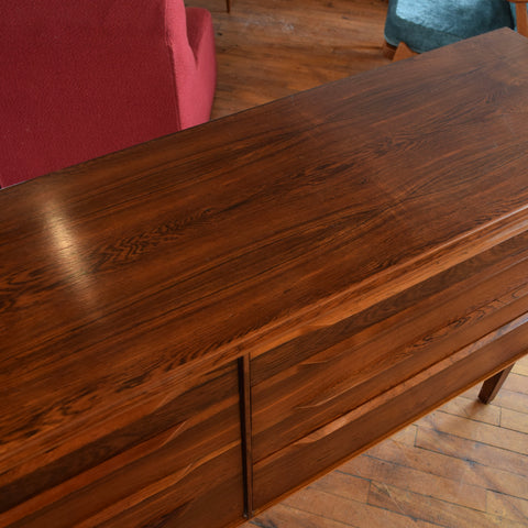 Ib Kofod Larsen Rosewood 8-Drawer Dresser