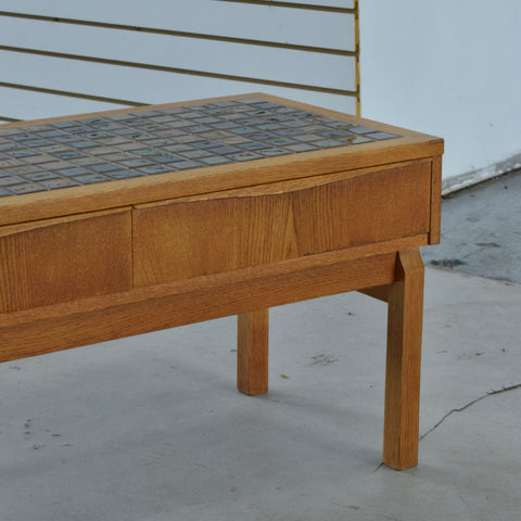 Small Oak & Tile Unit