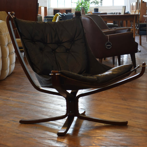 Leather Falcon Chair