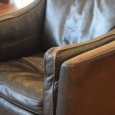 Leather Arm Chair by George Thams