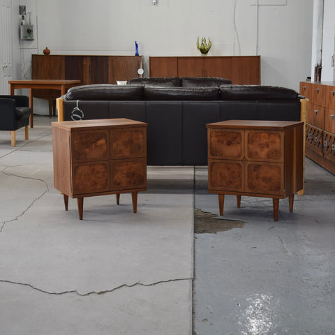 Walnut Side Table Set