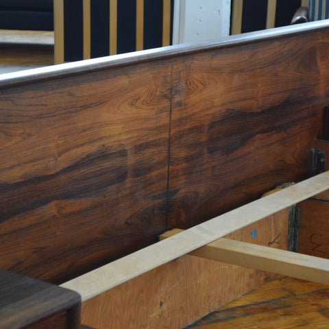 Rosewood Queen Size Floating Bed Frame
