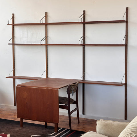 3-Bay Cado Unit w/ Drop Leaf Table/Desk