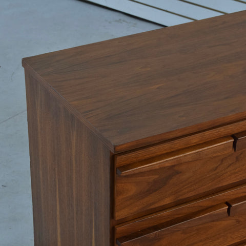 Restored Walnut 9-Drawer Dresser