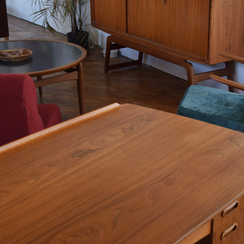 Vintage Teak Desk by Svend Åge Madsen for HP Hansen