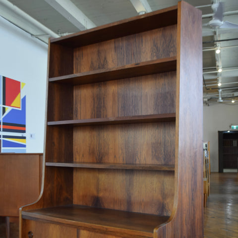 Rosewood Bookcase w/ Lower Storage by Johannes Sorth