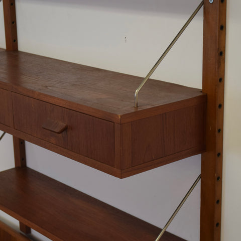 2-Bay Teak Cado Style Unit