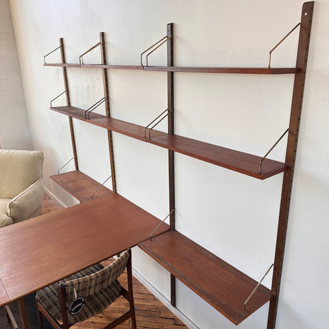 3-Bay Cado Unit w/ Drop Leaf Table/Desk