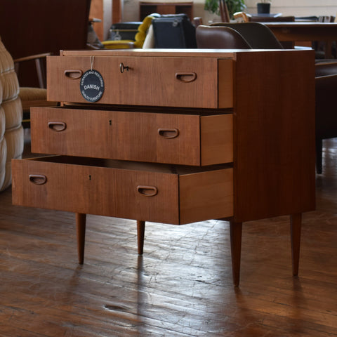 Teak Lowboy Dresser