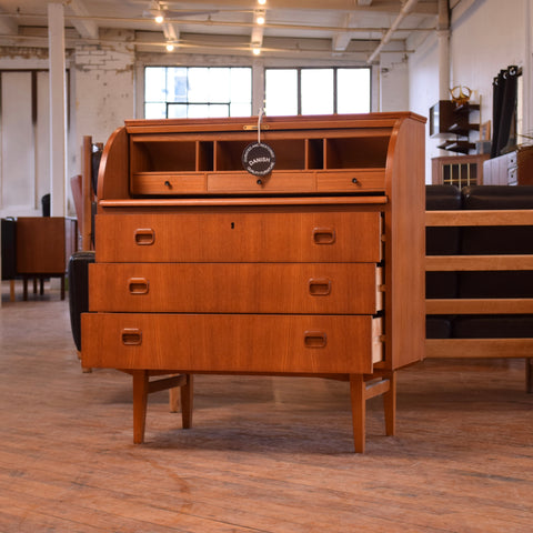 Egon Østergaard Teak Roll Top Desk