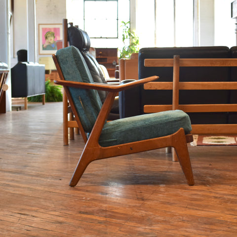 H. Brockmann Petersen Danish Teak Lounge Chair