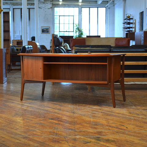 Vintage Teak Desk by Svend Åge Madsen for HP Hansen