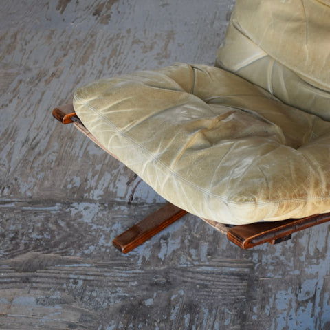 Leather Siesta Chair by Ingmar Relling