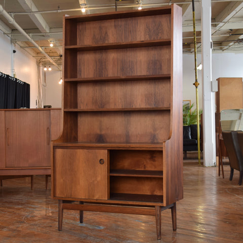 Rosewood Bookcase w/ Lower Storage by Johannes Sorth