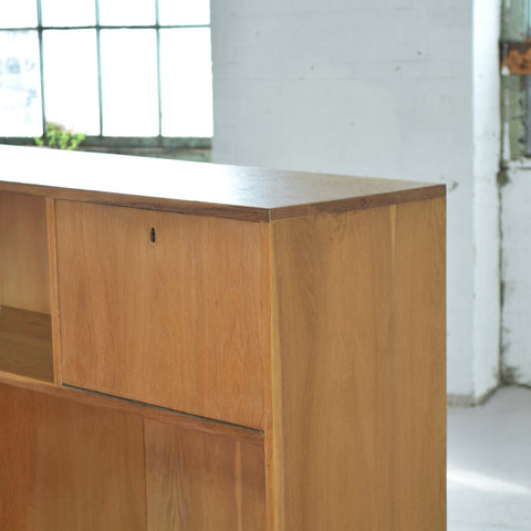 Large Vintage Oak Bookcase