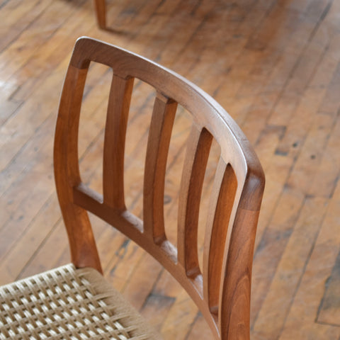 Set of 6 Møller Model 83 Dining Chairs