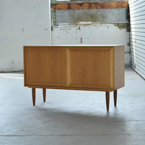 Compact Oak Sideboard