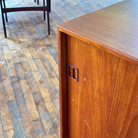 Compact Teak Sideboard