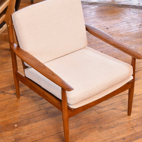Teak Armchair by Arne Vodder w/ New Upholstery