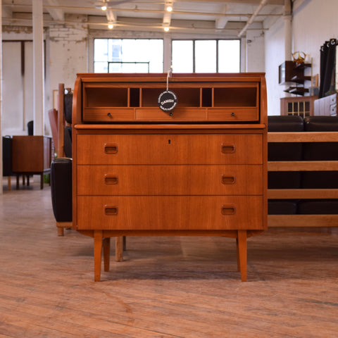 Egon Østergaard Teak Roll Top Desk
