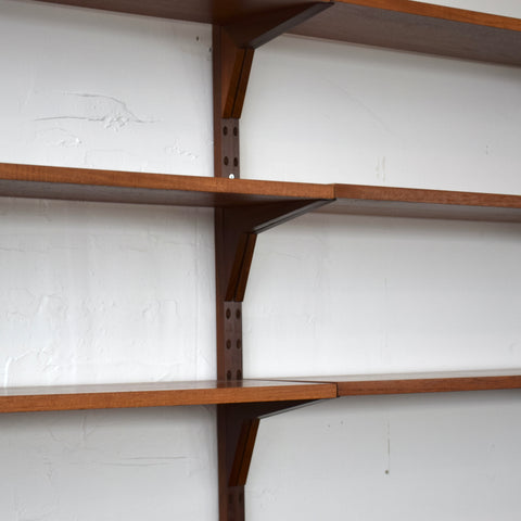 4-Bay Teak Cado Wall Unit