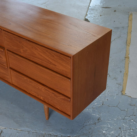 Teak 9-Drawer Dresser