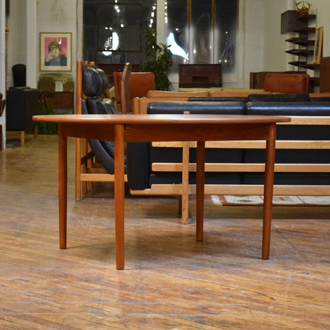 Teak Butterfly Leaf Dining Table