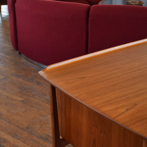 Vintage Teak Desk by Svend Åge Madsen for HP Hansen