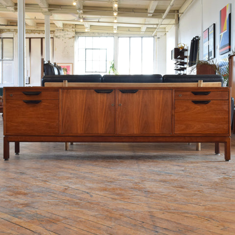 Jens Risom Walnut Executive Credenza
