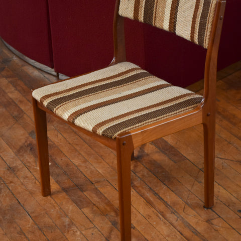 Set of Four Vintage Teak Dining Chairs