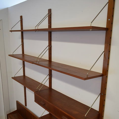 2-Bay Teak Cado Style Unit