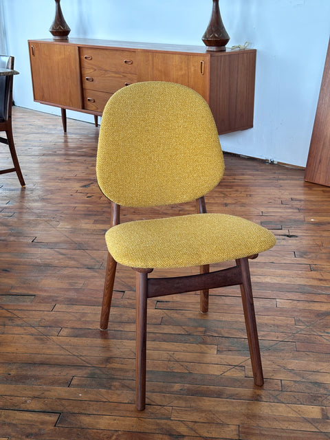 Set of 6 Teak Shield-Back Dining Chairs by Arne Hovmand Olsen