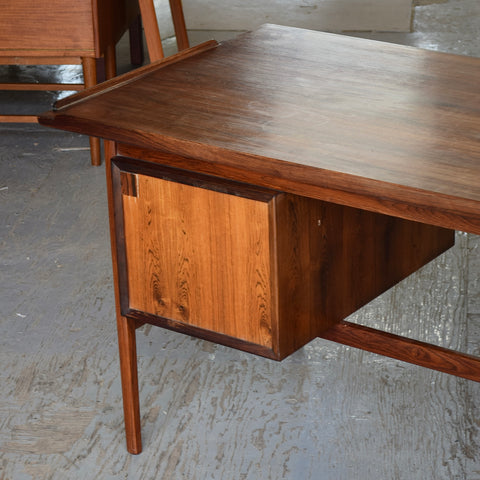 Vintage Rosewood Desk by Johannes Andersen