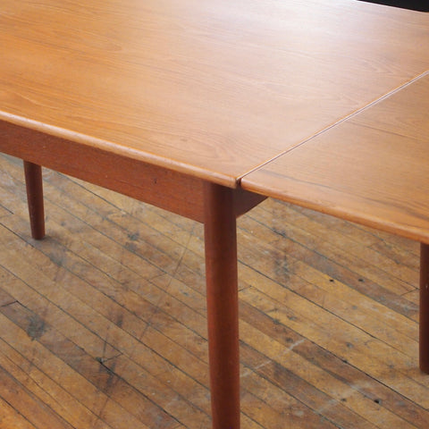 Teak Draw Leaf Dining Table