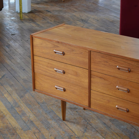 Teak 9-Drawer Dresser