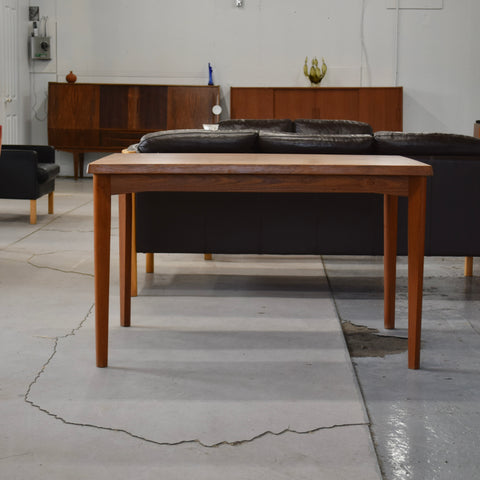 Teak Draw Leaf Dining Table by Henning Kjaernulf