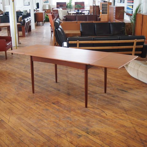 Teak Draw Leaf Dining Table