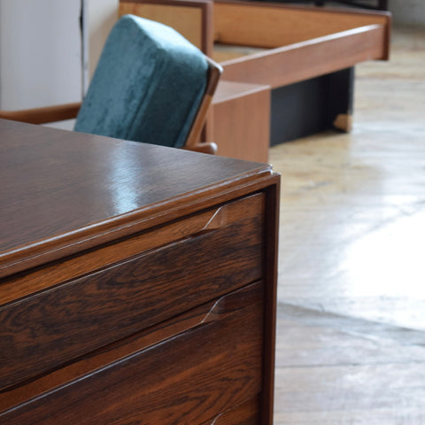 Ib Kofod Larsen Rosewood 8-Drawer Dresser