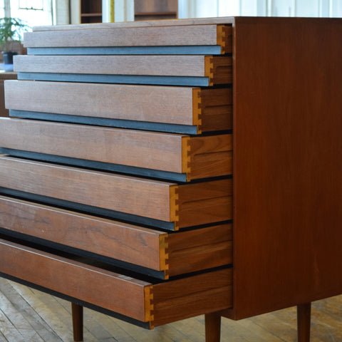 Minimalist Teak Tallboy