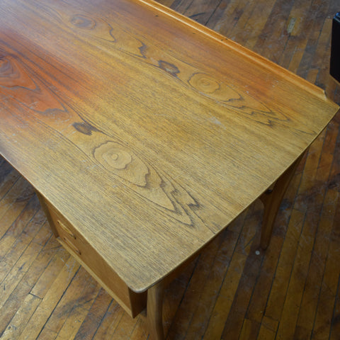 Vintage Teak Desk by Svend Åge Madsen for HP Hansen