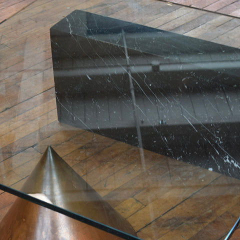"Kono" Marble Coffee Table by Massimo & Lella Vignelli for Casigliani
